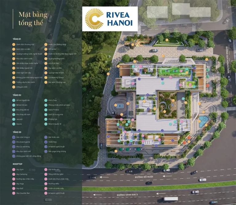 Tiện ích Rivea Hanoi Dương Văn Bé